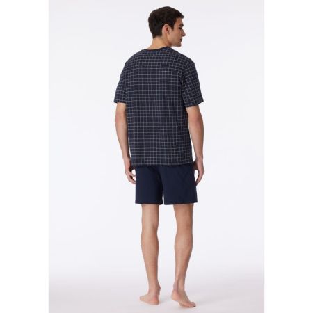 PYJAMA KORT 803 DONKERBLAUW