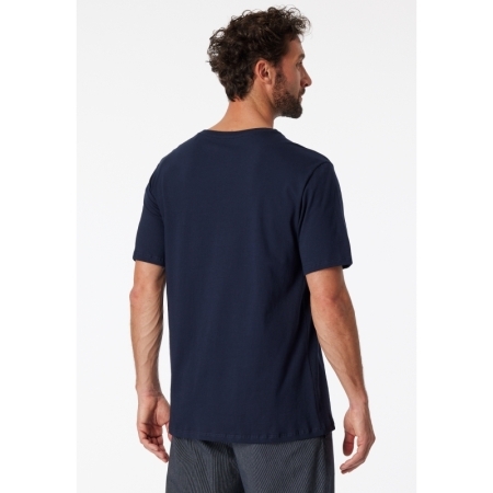 T-SHIRT RUNDHALS 803 DONKERBLAUW