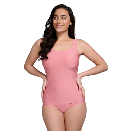SECRETS V-NECK TOP 6222 Rose Pink