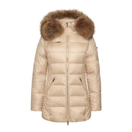 EVE COAT 90715 PEARL IVORY/NATURAL