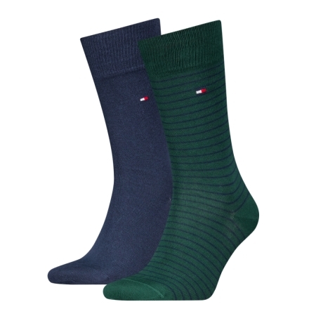 SMALL STRIPE SOCK 040 dark green