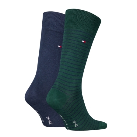 SMALL STRIPE SOCK 040 dark green