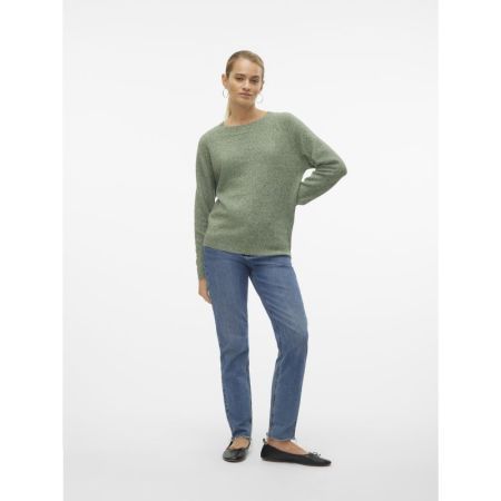 VMDOFFY LS O-NECK BLOUSE GA NO Laurel wreath