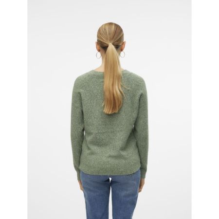 VMDOFFY LS O-NECK BLOUSE GA NO Laurel wreath