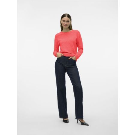 VMDOFFY LS O-NECK BLOUSE GA NO Dubarry Melange