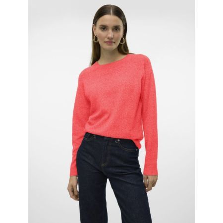 VMDOFFY LS O-NECK BLOUSE GA NO Dubarry Melange