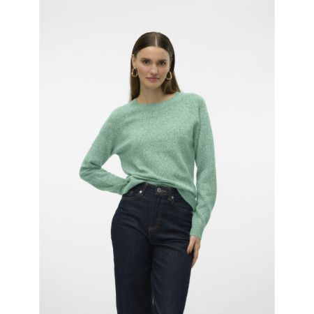 VMDOFFY LS O-NECK BLOUSE GA NO Birds Egg
