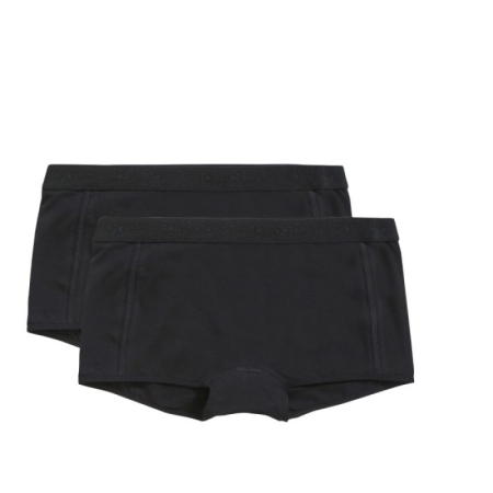 COTTON STRETCH GIRLS SHORTS 2P 090 Black