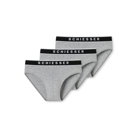 SLIPS 3-PACK 202 GREY MELANG