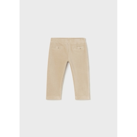 BASIC CORD KNIT TROUSERS 021 SEPIA