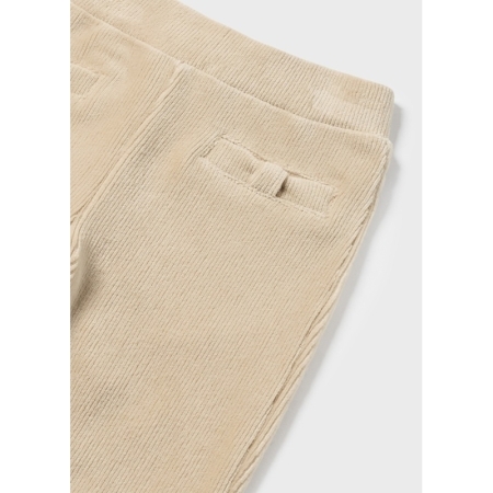 BASIC CORD KNIT TROUSERS 021 SEPIA