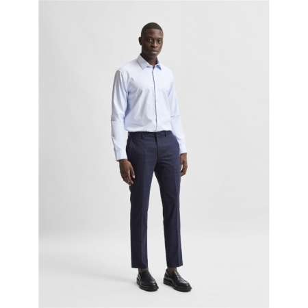 SLHREGETHAN SHIRT LS CLASSIC B 182811 Light Bl
