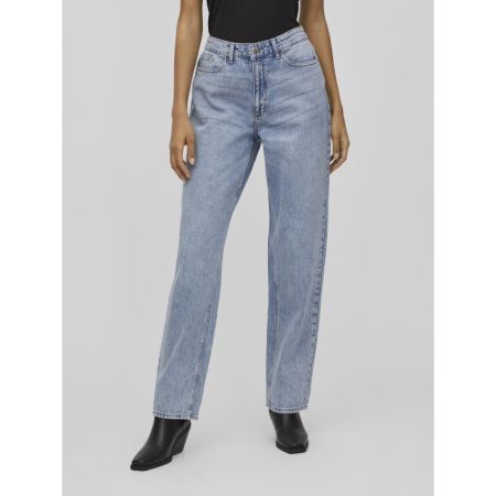VIKELLY JAF HW STRAIGHT JEANS- 177856001 Light