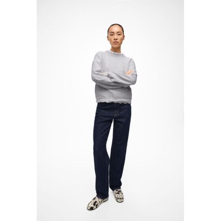 VIKELLY JAF HW STRAIGHT JEANS- 177855016 Dark