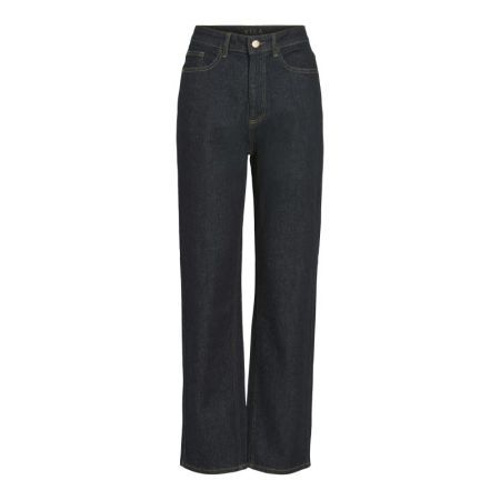 VIKELLY JAF HW STRAIGHT JEANS- 177855016 Dark