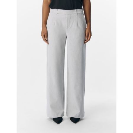 OBJLISA WIDE PANT NOOS 179089 Light Gr
