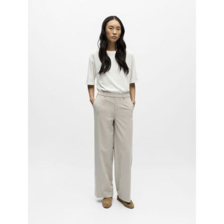 OBJLISA WIDE PANT NOOS 183561004 Humus