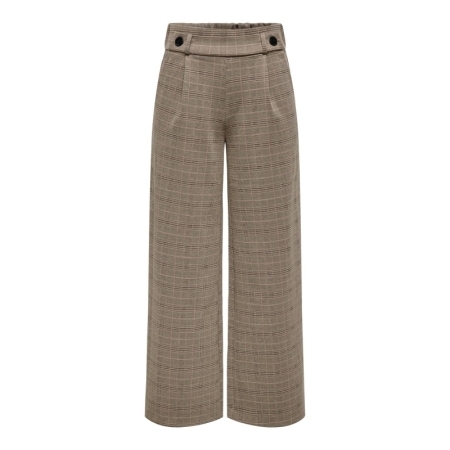 JDYGEGGO MIA LONG CHECK PANT J 239935020 Walnu