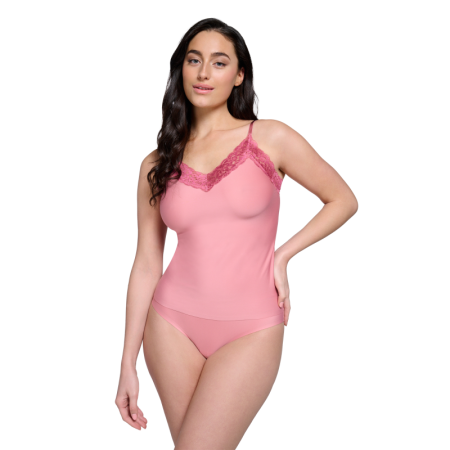 SECRETS SPAGHETTI TOP LACE 6222 Rose Pink