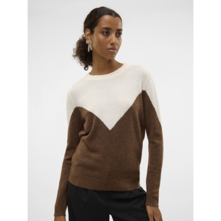 VMPLAZA LS BLOCK PULLOVER GA B 222913020 Birch