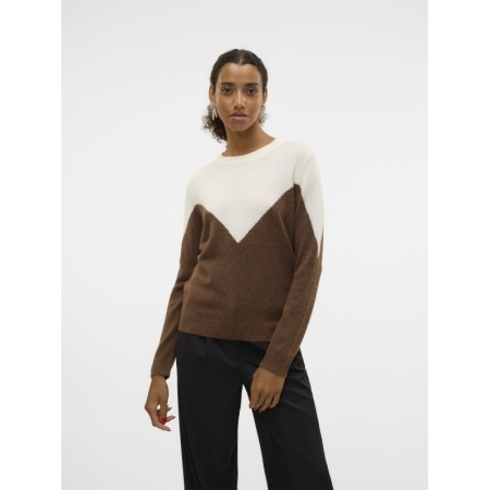 VMPLAZA LS BLOCK PULLOVER GA B 222913020 Birch