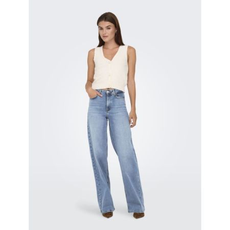 ONLMADISON BLUSH HW WIDE DNM C 177934 Light Bl