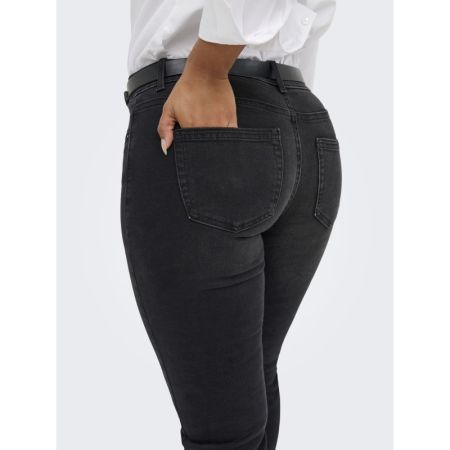ONLBLUSH MID FLARED DNM TAI109 Washed Black