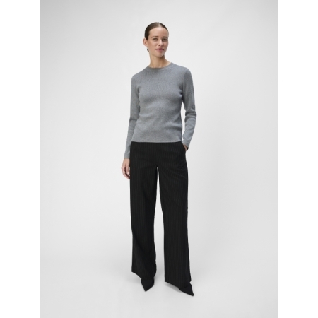 OBJLISA WIDE PANT AOP NOOS 177981019 Black