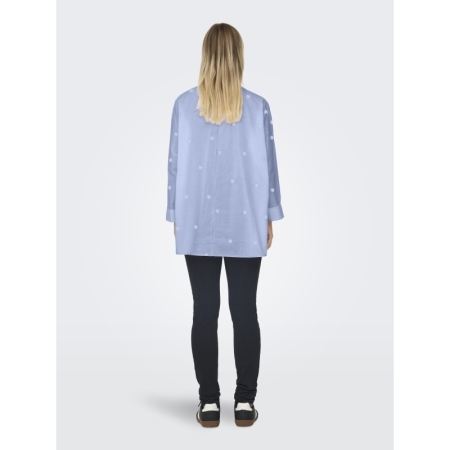 ONLNEW LINA GRACE LS EMB SHIRT 236535013 Brunn