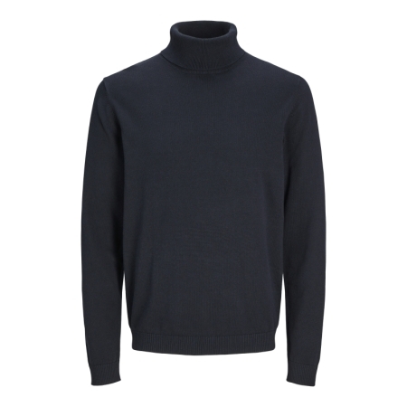 JJEBASIC KNIT ROLL NECK JNR 175876 Navy Bla