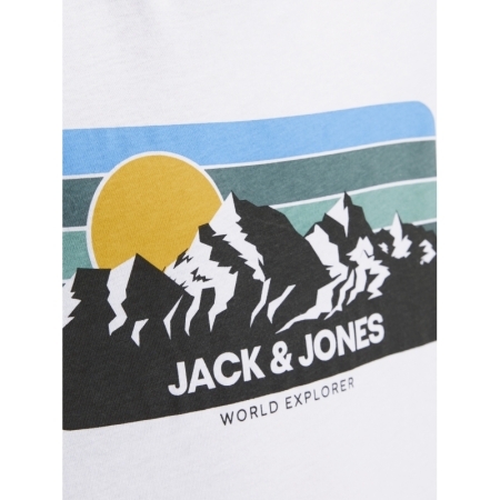 JJPEAK TEE SS CREW NECK JNR 178074 White