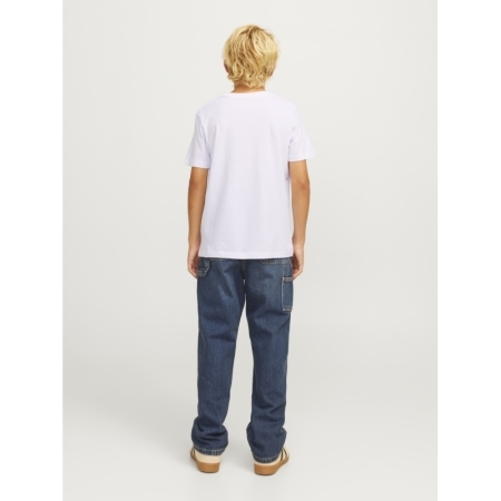 JJPEAK TEE SS CREW NECK JNR 178074 White