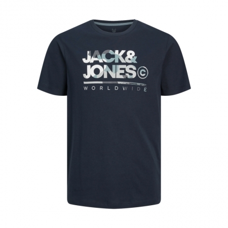 JJLUKE TEE SS CREW NECK JNR 175876001 Navy