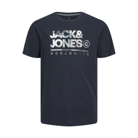 JJLUKE TEE SS CREW NECK JNR 175876001 Navy