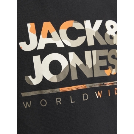 JJLUKE TEE SS CREW NECK JNR 178012001 Black