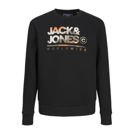 JJLUKE SWEAT CREW NECK JNR 178012001 Black