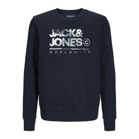 JJLUKE SWEAT CREW NECK JNR 175876001 Navy