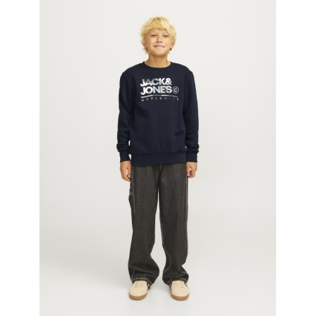 JJLUKE SWEAT CREW NECK JNR 175876001 Navy