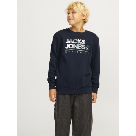 JJLUKE SWEAT CREW NECK JNR 175876001 Navy