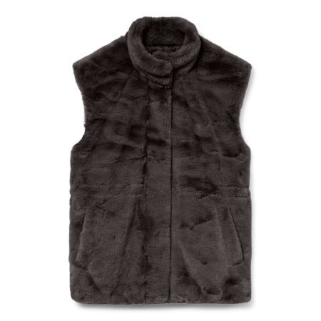 VMSONJAPOPPY FAUX FUR WAISTCOA 297957 Chocolat