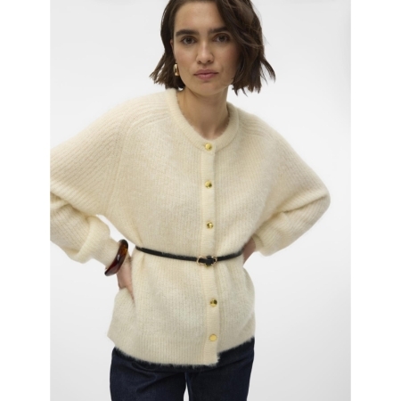 VMGLASSY LS O-NECK CARDIGAN GA 222913001 Birch