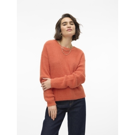 VMPUFF LS O-NECK PULLOVER BOO 225775 Burnt Si