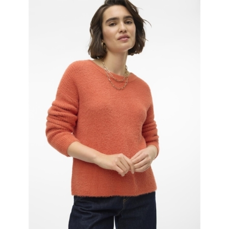 VMPUFF LS O-NECK PULLOVER BOO 225775 Burnt Si