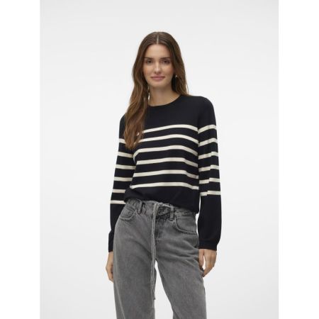 VMSABA PLAIN LS O-NECK PULLOVE 177868002 Black