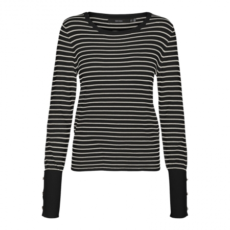 VMDORY LS O-NECK BUTTON PULLOV 177868002 Black