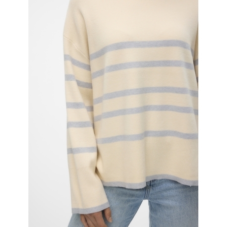 VMSABA LS O-NECK STRIPE PULLOV 222913010 Birch