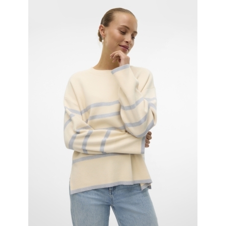 VMSABA LS O-NECK STRIPE PULLOV 222913010 Birch