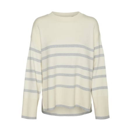 VMSABA LS O-NECK STRIPE PULLOV 222913010 Birch