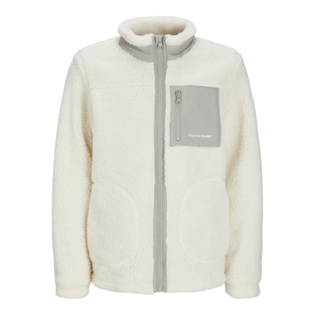 JORVESTERBRO TEDDY JACKET AW24 177642 Cloud Da