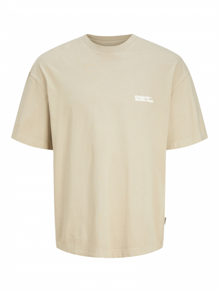 JORVERMONT WASH TEE SS CREW NE 177643 Humus